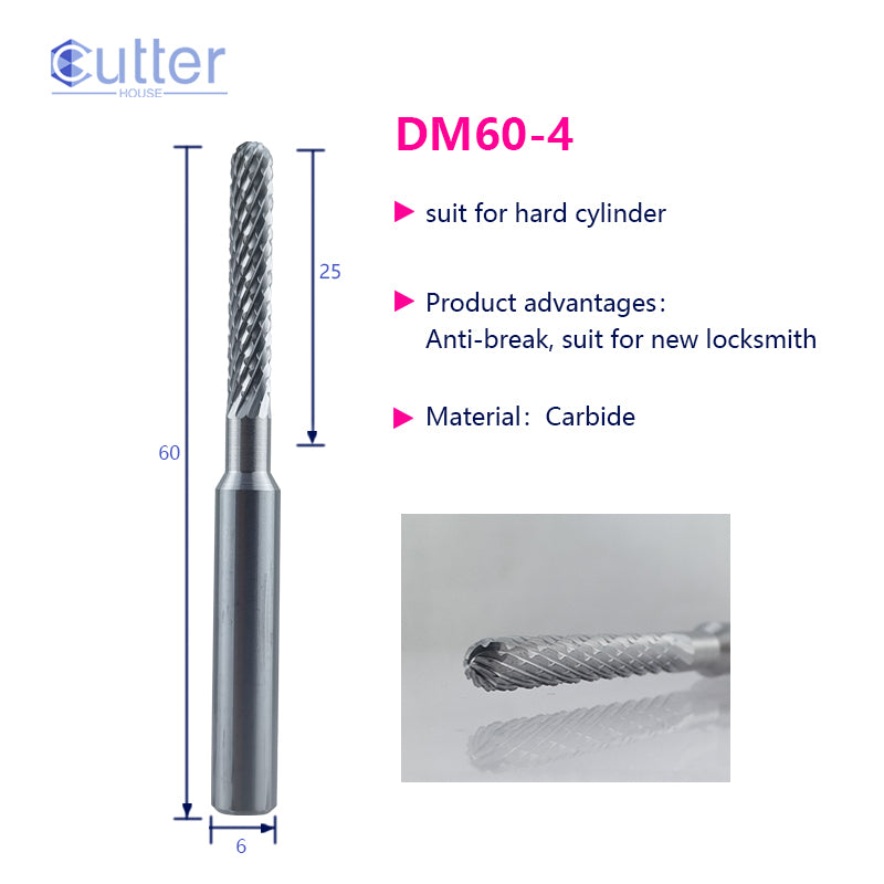φ4xD6x60L Carbide Drill for Hard Cylinder