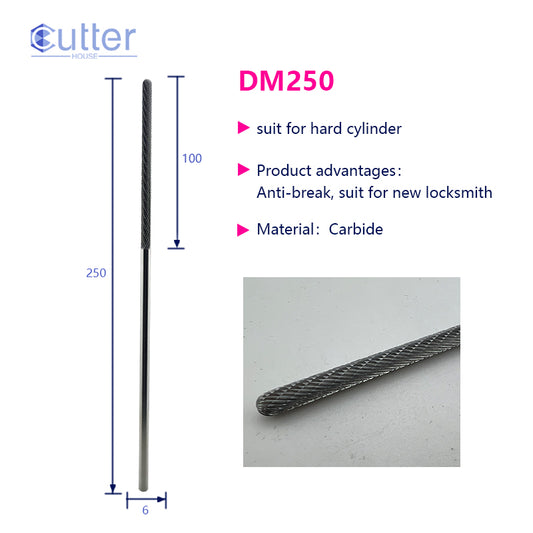 D6x250L Carbide Drill for Hard Cylinder