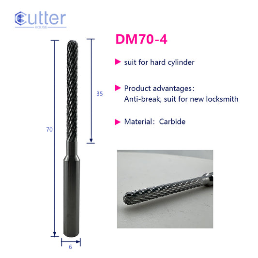 φ4xD6x70L Carbide Drill for Hard Cylinder