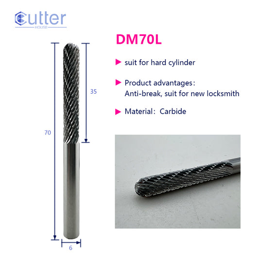 D6x70L Carbide Drill for Hard Cylinder