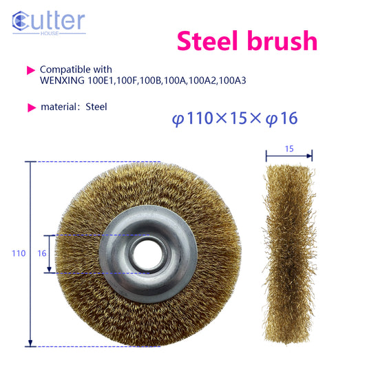 φ110×15×φ16 Steel Brush compatible with WENXING