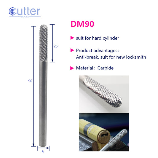 D6x90L Carbide Drill for Hard Cylinder