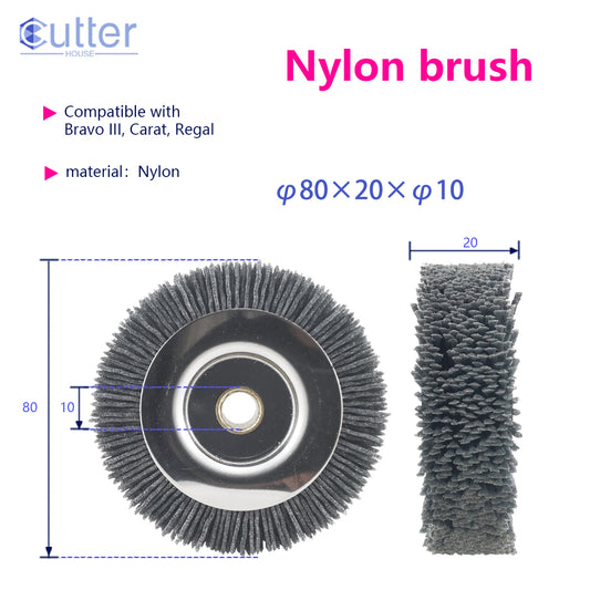φ80×20×φ10 Nylon Brush compatible with SILCA / KEYLINE / REGAL