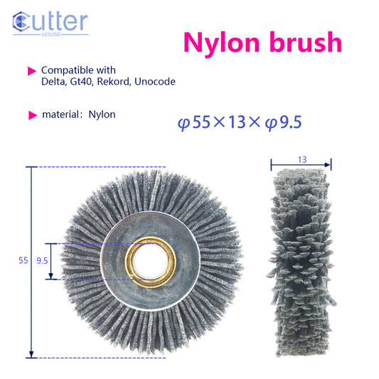 φ55×13×φ9.5 Nylon Brush compatible with SILCA