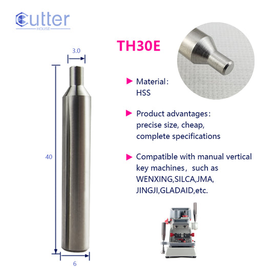 φ3.0xD6x40L HSS Tracer Point compatible with Manual Key Cutting Machines