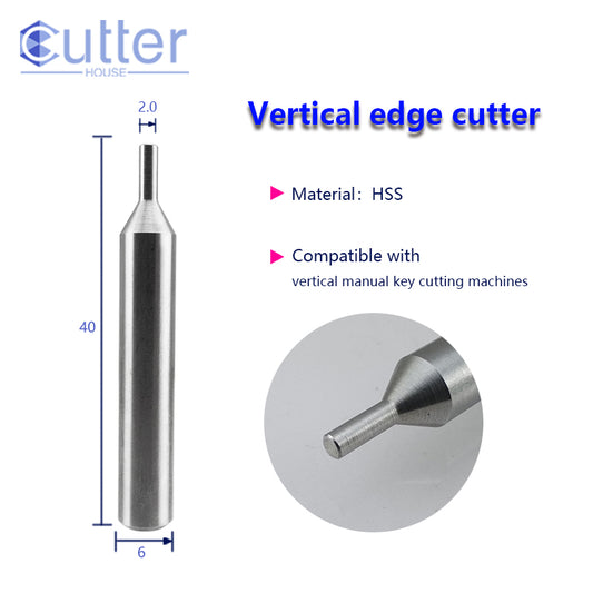 φ2.0xD6x40L Carbide Tracer Point for Side Milling Keys